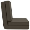 VidaXL Folding Floor Chair Anthracite Faux Leather - 4 of 4