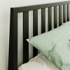 Max & Lily Scandinavian Solid Wood Queen Size Bed with Slatted Headboard - 4 of 4