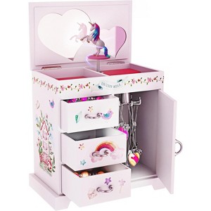 Unicorn Musical Jewelry Box for Kids,Best Princess Room Toys Gift ,Present Toy Ideas Music - 1 of 4