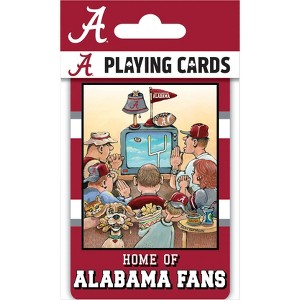 MasterPieces Officially Licensed NCAA Alabama Crimson Tide Fan Deck Playing Cards - 54 Card Deck - 1 of 4