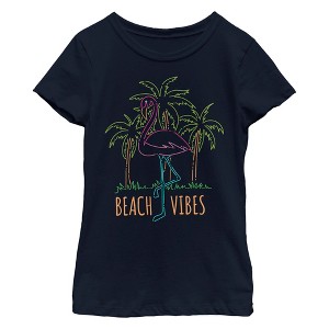 Girl's Lost Gods Retro Beach Vibes T-Shirt - 1 of 4