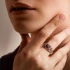 Ross-Simons 2.40 Carat Heart-Shaped Garnet and 2.70 ct. t.w. Multi-Gemstone Ring in 18kt Gold Over Sterling - 2 of 4