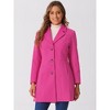 INSPIRE CHIC Women's Single Breasted Notched Lapel Long Winter Coats - 3 of 4