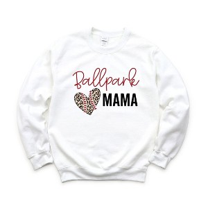 Simply Sage Market Women's Graphic Sweatshirt Ballpark Mama - 1 of 3