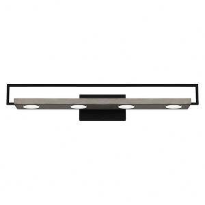 Quoizel Lighting Winnett 1 - Light Vanity in  Matte Black - 1 of 4