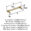 Amerock Farewind Pull for Cabinets, Drawers, and Furniture - 3 of 4