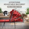 ALAULM Patio Chaise Lounge Set Outdoor Lounge Chair, Rattan Reclining Chair Adjustable Backrest, Pool Sunbathing Recliners with Folding Table - 4 of 4
