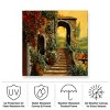 Trademark Fine Art - "Le Scale" Outdoor Canvas - 3 of 4
