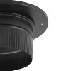 DuraVent 6DBK-ADSL DuraBlack Single Wall Snap Lock Chimney Connection  Adapter to Ceiling Support Box or Finishing Collar, 6 Inch Diameter