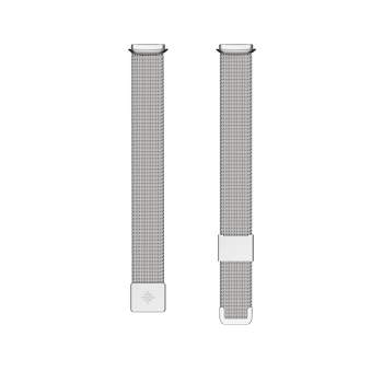 Fitbit Luxe Metal Mesh Band Stainless Steel Band - Platinum