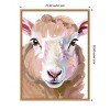 Amanti Art Schaf Sheep by Ohkimiko  Framed Canvas Wall Art - 3 of 4