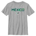 Boy's Mexican Football Federation National Football Team Green Logo T-Shirt