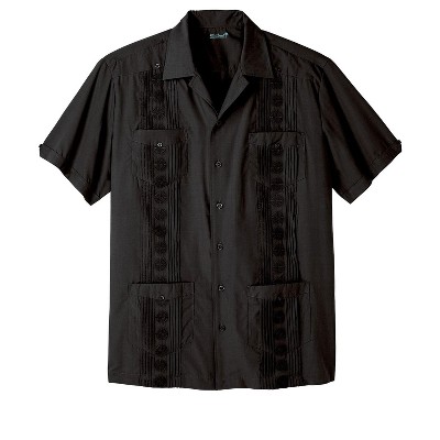 KingSize Men's Big & Tall Short-Sleeve Guayabera Shirt