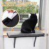 Sandinrayli Cat Window Seat Wall Mount Perch House, Heavy Duty Cat Bed Shelves Furniture, Grey - 2 of 4