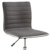 NicBex Adjustable Height Armless Office Chairs with Universal Wheels for Work Study - 3 of 4