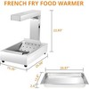 Commercial Heat Lamp Food Warmer Fry Station with Removable Drain Board Drip Pan - 2 of 4