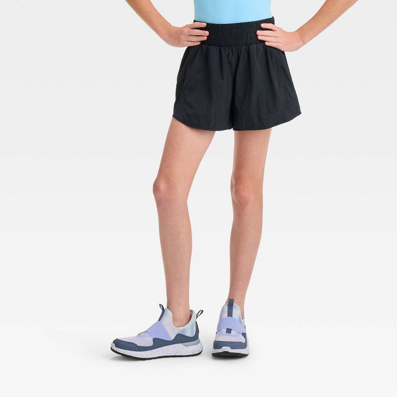 Girls&#39; High-Rise Shorts - All In Motion™, 1 of 5