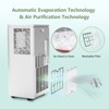 10000BTU ABS Portable Air Conditioner,  3 in 1 AC with Cool Dry Fan Functions Auto, Evaporative System, Two Fan Speeds - 4 of 4