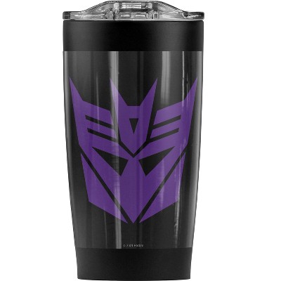 Transformers Decepticon Steel Tumbler 20oz Coffee Travel Mug