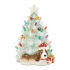Ceramic Christmas Tree with Dog (Set of 2) - 2 of 3