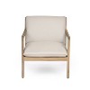 Christopher Knight Home Vanda Patio Acacia Wood Open Slat Club Chairs with Cushions (Set of 2) - 4 of 4