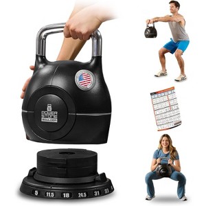 Lifepro Adjustable Kettlebell 7-in-1 – 44 lb Compact Weight with Quick-Select Dial & Safety Lock for Strength Training & Full Body Workouts - 1 of 4