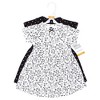 Hudson Baby Infant and Toddler Girls Cotton Dresses, Black White Flowers - 2 of 4