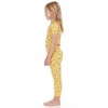 Yellow Flowers/Cherries 2 Pack Toddler Girl Shortsleeve Pajama sets - 2 of 3