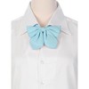 Elerevyo Women's Sparkle Shiny Solid Color Adjustable Neck Pre-Tied Bow Ties - 4 of 4
