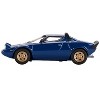 Lancia Stratos HF Stradale Bleu Vincennes Blue Limited Edition to 1800 pieces 1/64 Diecast Model Car by Mini GT - 2 of 3