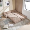 Modular Chaise Lounge Freely Combinable Sleeper Sofa Bed Daybed Lazy Sofa Couch, Space-saving, Chenille Upholstered-ModernLuxe - 3 of 4