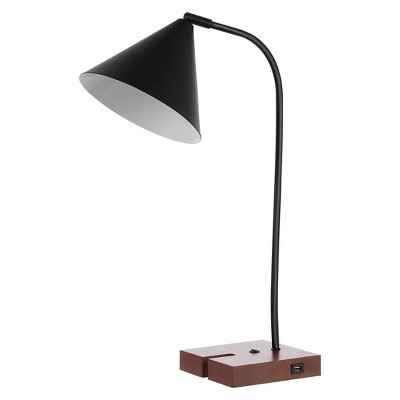 Nuka 22.5" Table Lamp with USB Port  - Safavieh