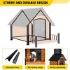 Outdoor & Indoor Insulated Dog House with Porch ¨C Weatherproof, Anti-Bite Large Dog Shelter, All-Season Comfort - 4 of 4