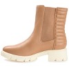 Journee Collection Womens Tatiana Round Toe Block Heel Chelsea Booties - 2 of 4