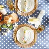 Design Imports Stonewash Blue Polka Dot Vinyl Tablecloth 70 Round - 3 of 4