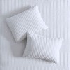 Sapphtopaz Solid Color Reversible Comforter Set Bedding Pick Stitch Channel Quilting Quilt Set 1 Quilt, Pillow Shams, Machine Washable - 4 of 4