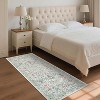 coucheta Multi-size Washable Floral Area Rugs for Living Room, Soft Vintage Low Pile Non Slip Stain Resistant Print Carpet, for Bedroom Dining Room - 4 of 4