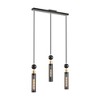 KWPZQEB Industrial Chandelier, Modern Iron Chandelier with Cylindrical Mesh Shades & E26 Base, Hanging Light Fixture for Kitchen Island, Hallway - 2 of 4