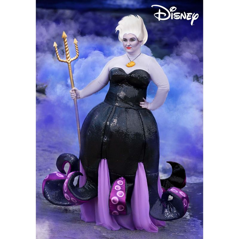 HalloweenCostumes.com Women's Plus Size Premium Ursula Costume., 3 of 11
