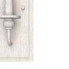 Hunter Fans 5" Southcrest Wall Light Distressed White Finish - Modern Cottage Style Sconce for Indoor Damp Spaces - 4 of 4