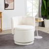 attop 360° Swivel Storage Sofa Chair, Modern Rotating Lounge Chair with Hidden Compartment for Living Room & Bedroom - 3 of 4