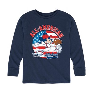 Boys' - Disney - Americana Long Sleeve Graphic T-Shirt - 1 of 4
