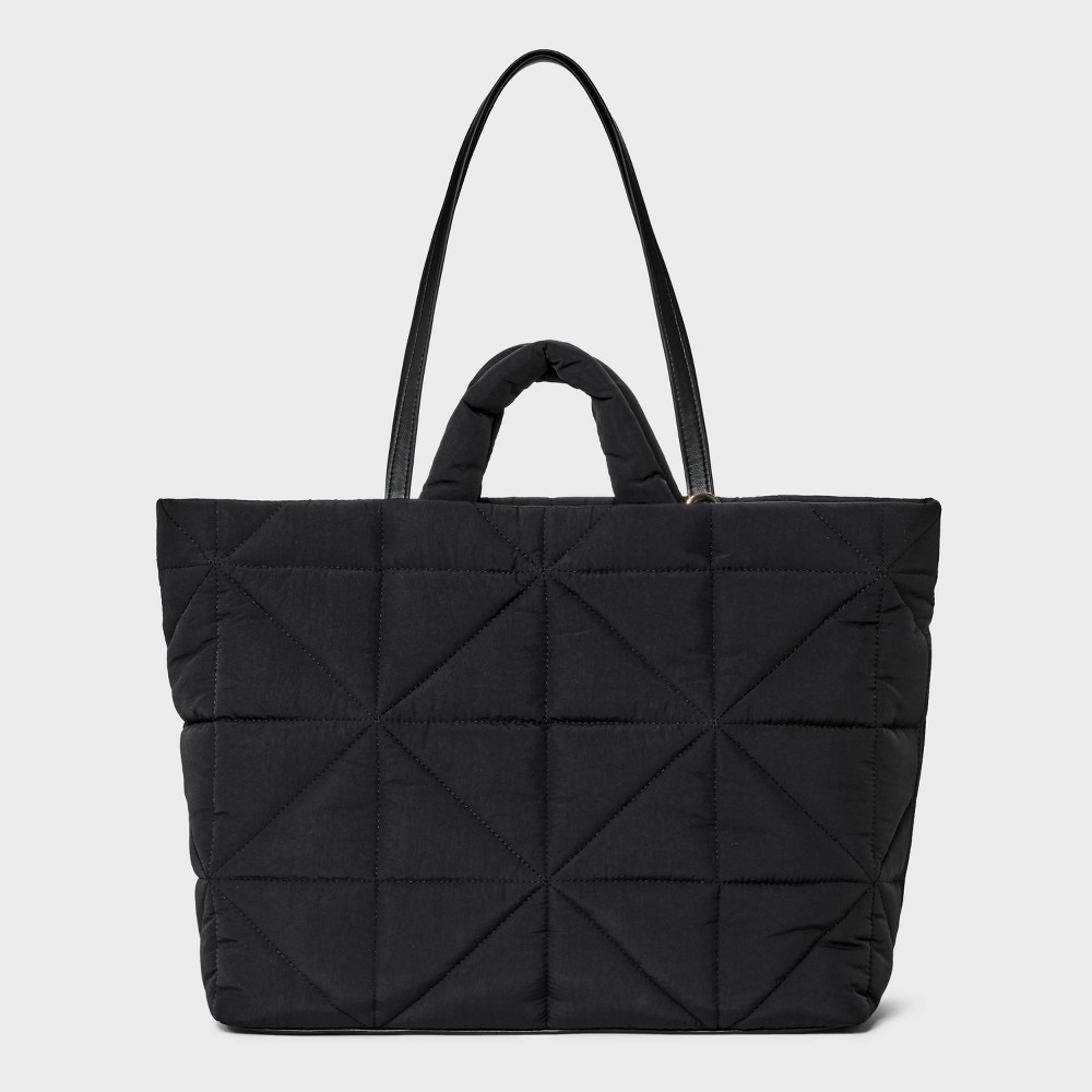 Photos - Women Bag Kate Tote Handbag - A New Day™ Black