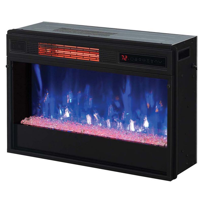 ClassicFlame 3D SpectraFire Plus 26" Infrared Fireplace Insert with Glass - Black, 26II342FGT, 5 of 10
