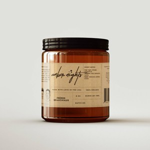 Amber Nights Candle - Freres Branchiaux - 1 of 3
