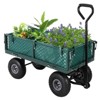 Heavy Duty Steel Garden Cart Folding Utility Wagon with Removable Cart Liner - 2 of 4