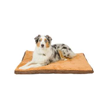 Armarkat M05HKF/ZS Large Pet Bed Mat With Poly Fill Cushion In Earth Brown & Mocha