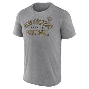 NFL New Orleans Saints Men's Gray Athleisure T-Shirt - 1 of 3