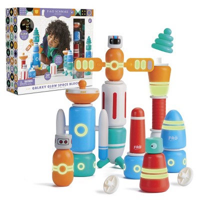 Photo 1 of FAO Schwarz Galaxy Glow Space Blocks Construction Set