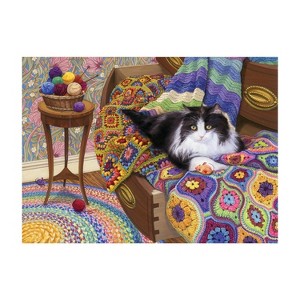 Cobble Hill Comfy Cat 1000 Piece Puzzle 80316 Jigsaw Puzzle 1000pc - 1 of 1